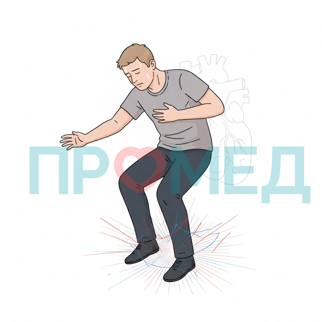 Человек, теряющий сознание