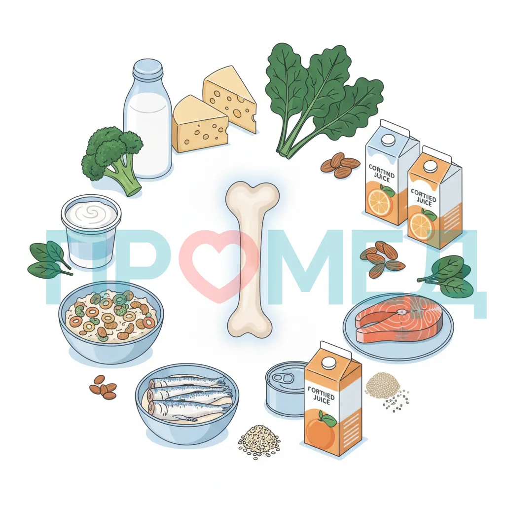 Продукты с кальцием