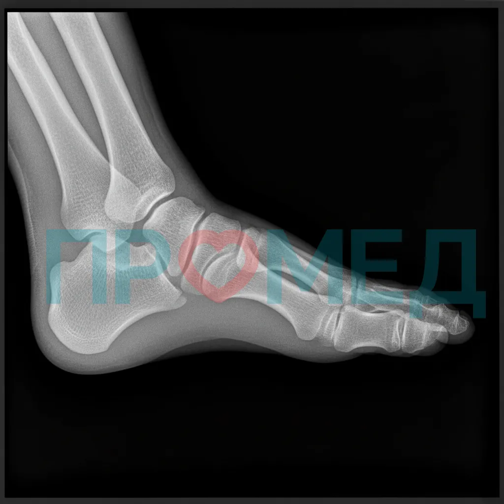 Рентген стопы с деформацией Hallux Valgus