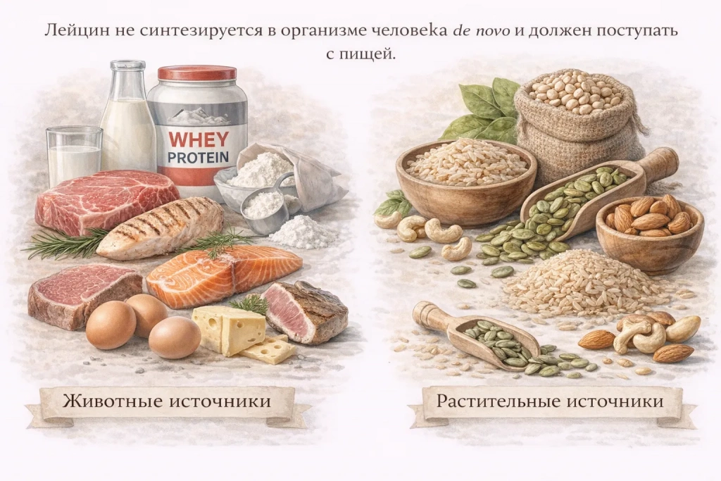 Пищевые источники лейцина Пищевые источники лейцина